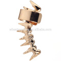 latest design shiny elegant alloy rhinestone wrap clip on earrings